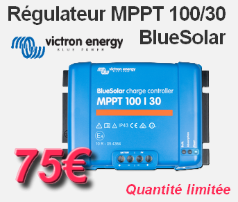 Régulateur MPPT Bluesolar 100/30 Victron